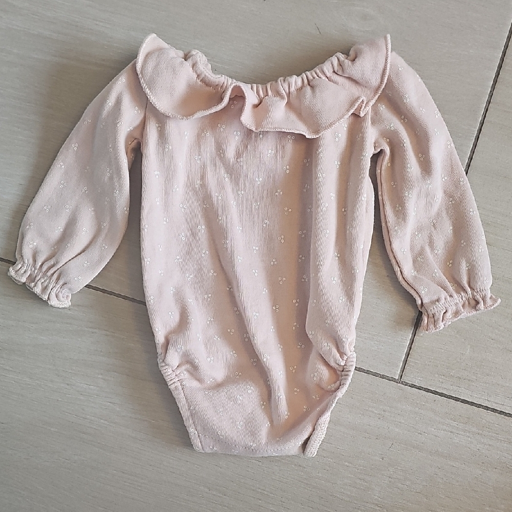 Pink Ruffled Kids One Piece - Picture 4 of 4